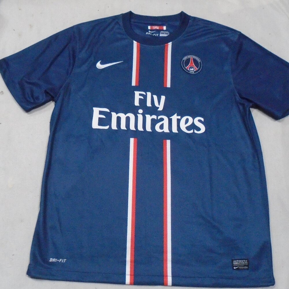 Authentic Nike Dri-Fit PSG Beckham Paris Saint-Germain F.C. Soccer Jersey Size X